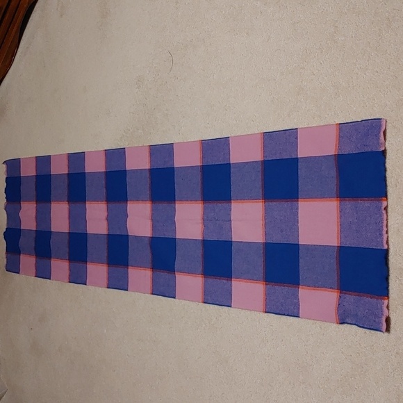 NWT Indigo Soft Plaid Blanket Scarf - Picture 6 of 10